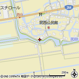 佐賀県神埼市千代田町詫田1582周辺の地図