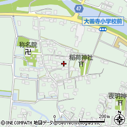 福岡県久留米市大善寺町藤吉738周辺の地図