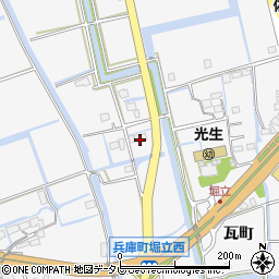 佐賀県佐賀市兵庫町瓦町334周辺の地図