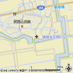 佐賀県神埼市千代田町詫田1588周辺の地図