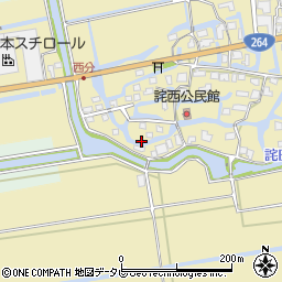 佐賀県神埼市千代田町詫田1643-8周辺の地図