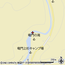 竜門ノ滝周辺の地図