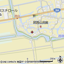 佐賀県神埼市千代田町詫田1643-5周辺の地図