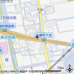 佐賀県佐賀市兵庫町渕1547-36周辺の地図