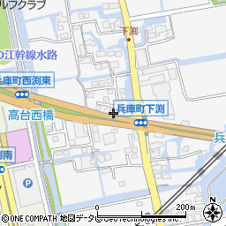 佐賀県佐賀市兵庫町渕1547-35周辺の地図