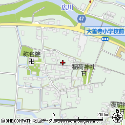 福岡県久留米市大善寺町藤吉周辺の地図