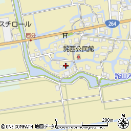 佐賀県神埼市千代田町詫田1643-3周辺の地図