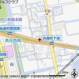 佐賀県佐賀市兵庫町渕1547-33周辺の地図