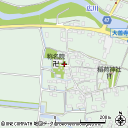 福岡県久留米市大善寺町藤吉805周辺の地図