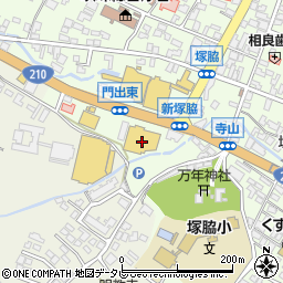 サンクスヤ本店周辺の地図