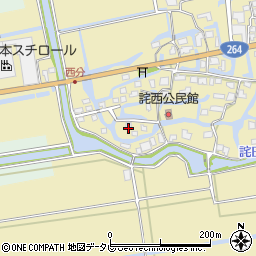 佐賀県神埼市千代田町詫田1643周辺の地図