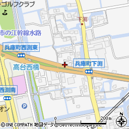 佐賀県佐賀市兵庫町渕1547-32周辺の地図