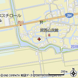 佐賀県神埼市千代田町詫田1643-6周辺の地図