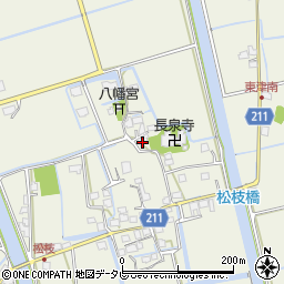 佐賀県三養基郡みやき町東津1313周辺の地図