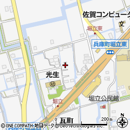 佐賀県佐賀市兵庫町瓦町401周辺の地図