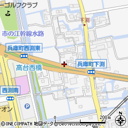 佐賀県佐賀市兵庫町渕1547-31周辺の地図