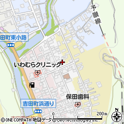 愛媛県宇和島市吉田町本町27周辺の地図