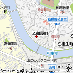 佐賀県伊万里市伊万里町乙船屋町周辺の地図