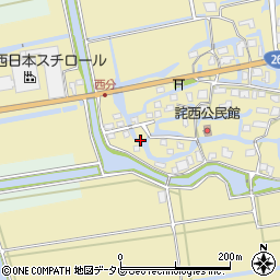 佐賀県神埼市千代田町詫田1663-9周辺の地図