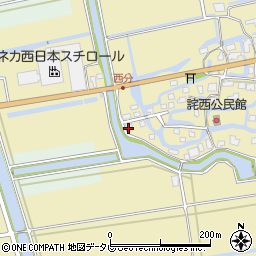 佐賀県神埼市千代田町詫田1575-10周辺の地図