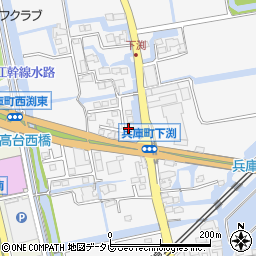 佐賀県佐賀市兵庫町渕1547-28周辺の地図