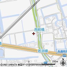 佐賀県佐賀市兵庫町周辺の地図