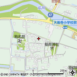 福岡県久留米市大善寺町藤吉729周辺の地図