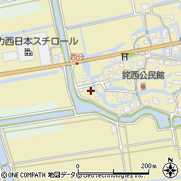 佐賀県神埼市千代田町詫田1575-13周辺の地図