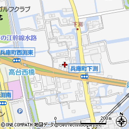 佐賀県佐賀市兵庫町渕1547-1周辺の地図