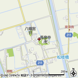 佐賀県三養基郡みやき町東津1312周辺の地図