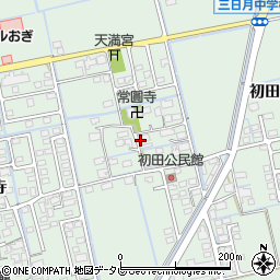 佐賀県小城市初田周辺の地図