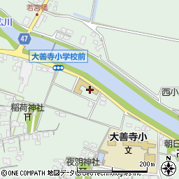 福岡県久留米市大善寺町藤吉879周辺の地図