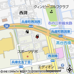 ＥＮＥＯＳセルフ佐賀ゆめタウン前ＳＳ周辺の地図