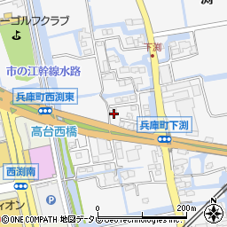 佐賀県佐賀市兵庫町渕1547-18周辺の地図