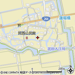 佐賀県神埼市千代田町詫田1620周辺の地図