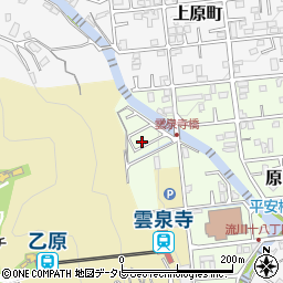 大分県別府市原町3557周辺の地図