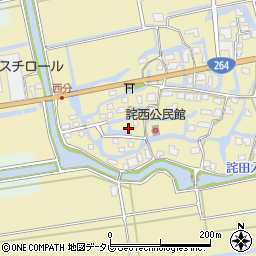 佐賀県神埼市千代田町詫田1654周辺の地図