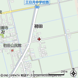 佐賀県小城市初田1747周辺の地図
