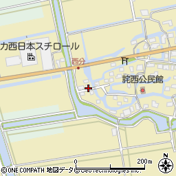 佐賀県神埼市千代田町詫田1575-6周辺の地図