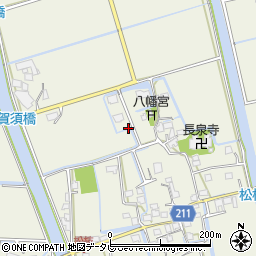 佐賀県三養基郡みやき町東津1261周辺の地図