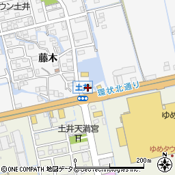 ローソン佐賀北部バイパス店周辺の地図