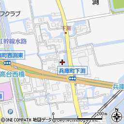 佐賀県佐賀市兵庫町渕1547-25周辺の地図