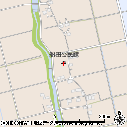 船田公民館周辺の地図