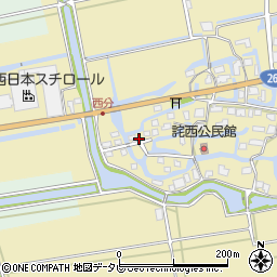 佐賀県神埼市千代田町詫田1663周辺の地図
