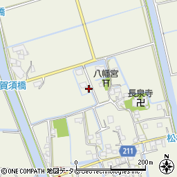佐賀県三養基郡みやき町東津1277周辺の地図