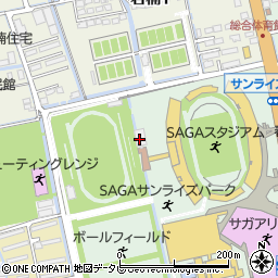 佐賀県　テニス協会周辺の地図