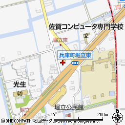 ファミリーマート佐賀兵庫瓦町店周辺の地図