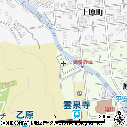 大分県別府市原町3557-19周辺の地図