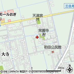 佐賀県小城市初田1950周辺の地図