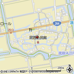 佐賀県神埼市千代田町詫田1638周辺の地図